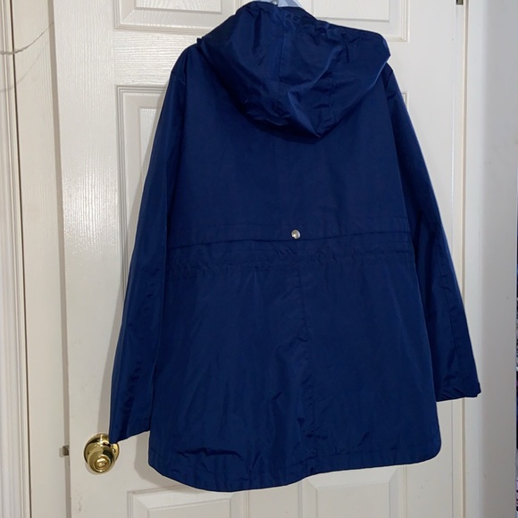 Liz Claiborne Spring to Fall Rain Jacket with Hood Plus Size 1X - Picture 5 of 13